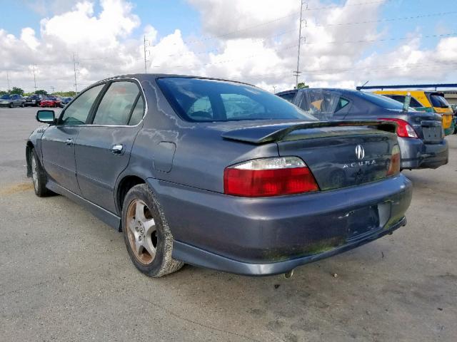 19UUA56682A046021 - 2002 ACURA 3.2TL CHARCOAL photo 3