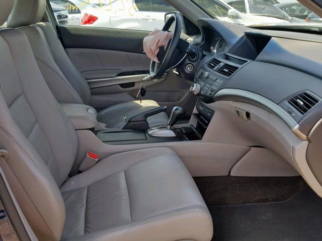 1HGCP26889A075779 - 2009 HONDA ACCORD EXL BLUE photo 5