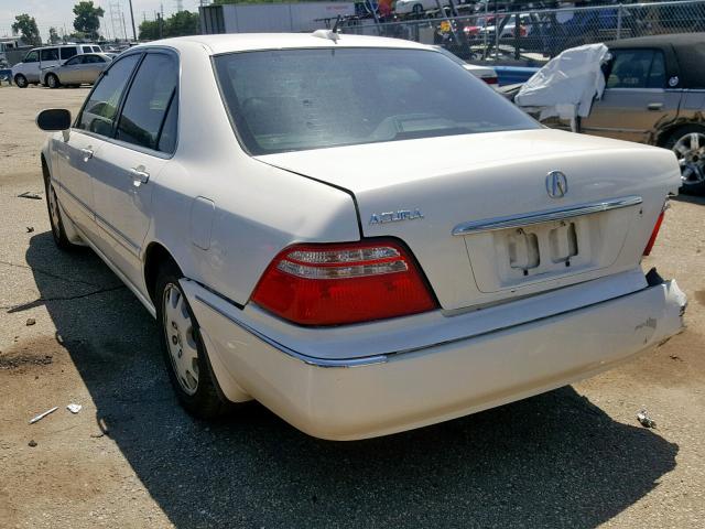 JH4KA966X4C006526 - 2004 ACURA 3.5RL WHITE photo 3