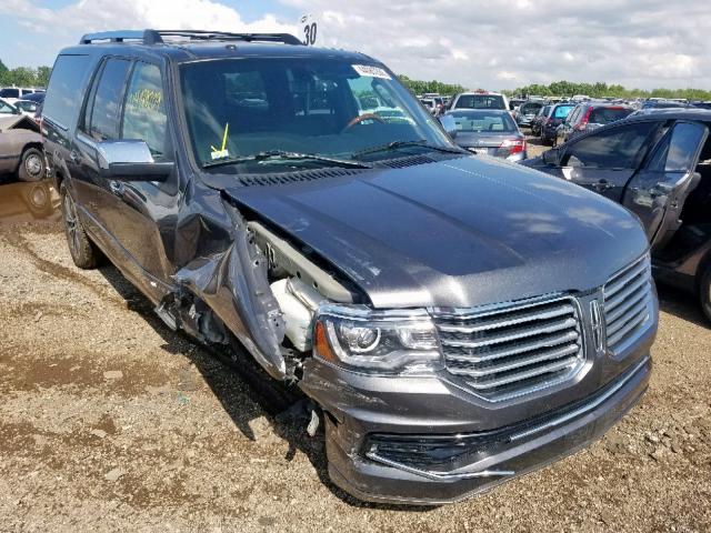 5LMJJ3JT5FEJ08615 - 2015 LINCOLN NAVIGATOR GRAY photo 1