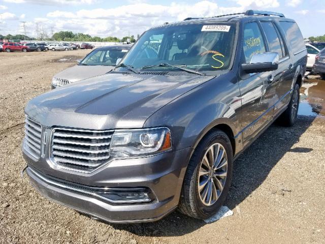 5LMJJ3JT5FEJ08615 - 2015 LINCOLN NAVIGATOR GRAY photo 2