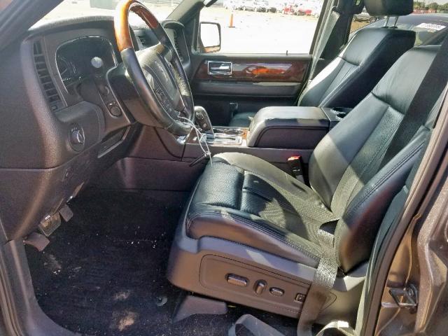 5LMJJ3JT5FEJ08615 - 2015 LINCOLN NAVIGATOR GRAY photo 5