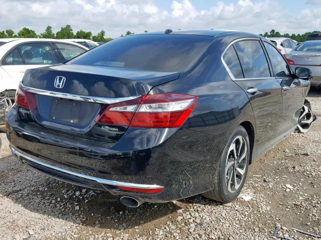 1HGCR2F95GA150454 - 2016 HONDA ACCORD EXL BLACK photo 4