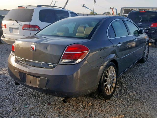 1G8ZV57747F131541 - 2007 SATURN AURA XR GRAY photo 4