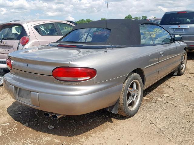 3C3EL55H0WT232073 - 1998 CHRYSLER SEBRING JX GRAY photo 4