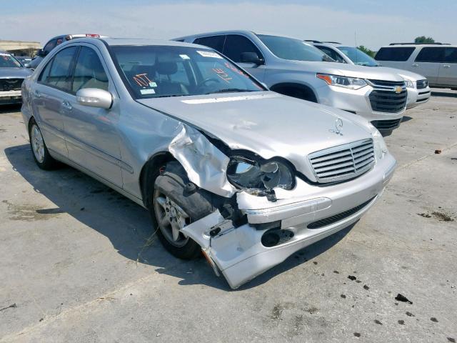 WDBRF64J42F186524 - 2002 MERCEDES-BENZ C 320 SILVER photo 1