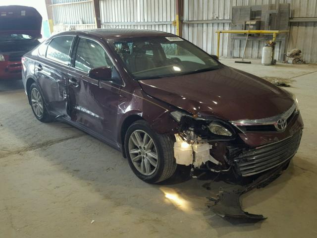 4T1BK1EBXEU108642 - 2014 TOYOTA AVALON BAS BURGUNDY photo 1