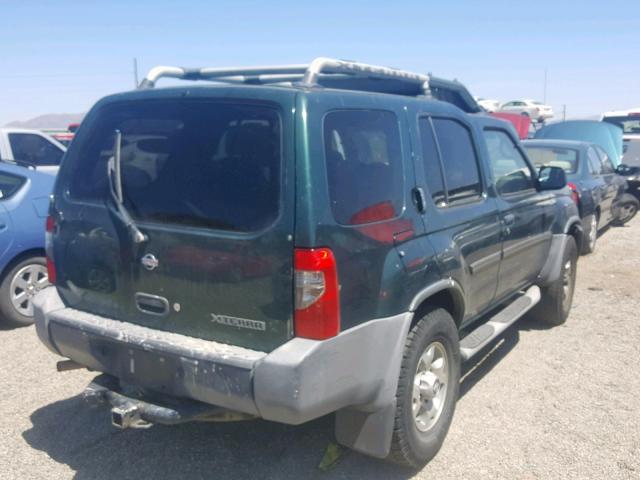 5N1ED28YXYC544351 - 2000 NISSAN XTERRA XE GREEN photo 4