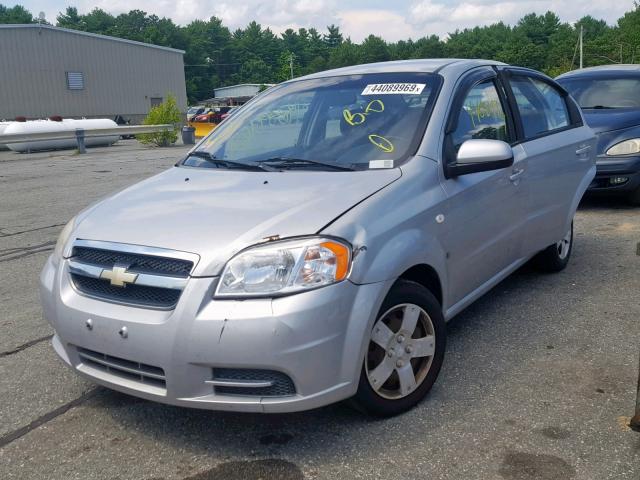 KL1TD56628B049959 - 2008 CHEVROLET AVEO BASE 银色 照片 2