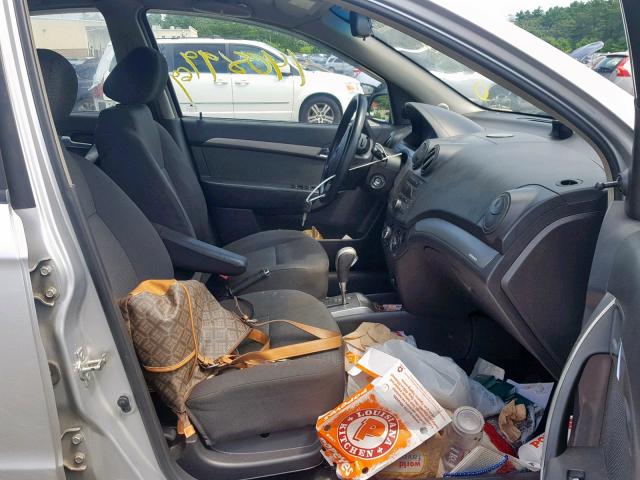 KL1TD56628B049959 - 2008 CHEVROLET AVEO BASE 银色 照片 5