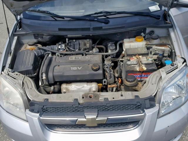 KL1TD56628B049959 - 2008 CHEVROLET AVEO BASE 银色 照片 7