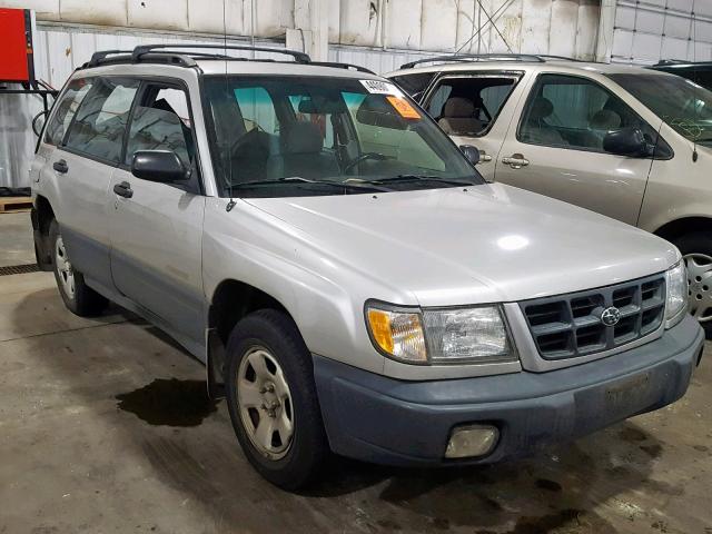 JF1SF635XYH715923 - 2000 SUBARU FORESTER L SILVER photo 1