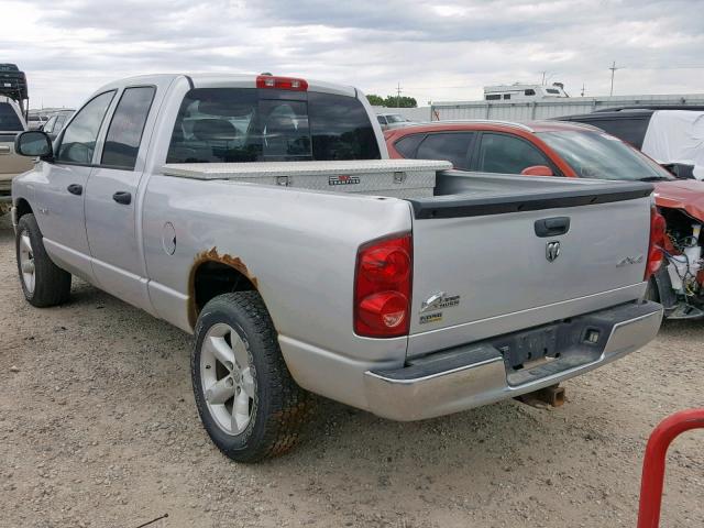 1D7HU18N38S557939 - 2008 DODGE RAM 1500 S SILVER photo 3