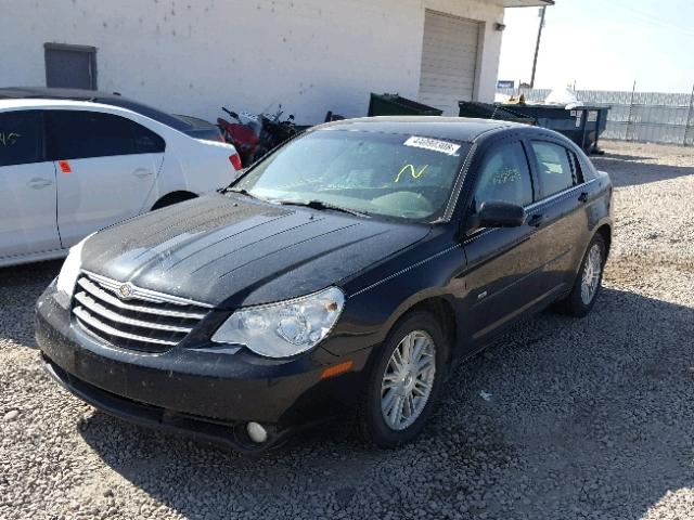 1C3LC56R88N169869 - 2008 CHRYSLER SEBRING TO BLACK photo 2