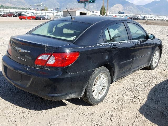 1C3LC56R88N169869 - 2008 CHRYSLER SEBRING TO BLACK photo 4