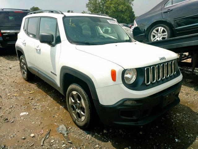 ZACCJBAB5HPE76417 - 2017 JEEP RENEGADE S 白色 照片 1