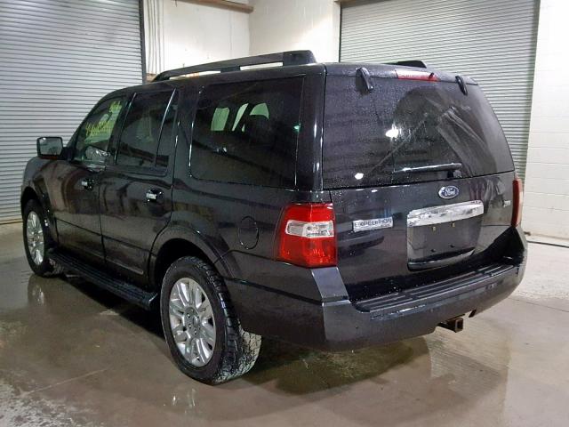 1FMJU2A5XEEF64565 - 2014 FORD EXPEDITION BLACK photo 3