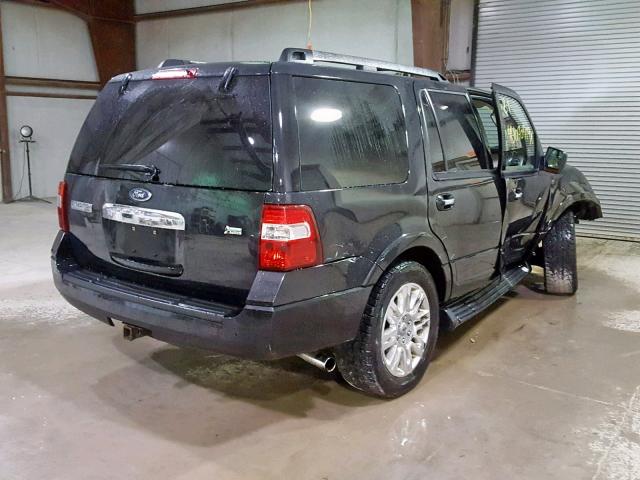 1FMJU2A5XEEF64565 - 2014 FORD EXPEDITION BLACK photo 4