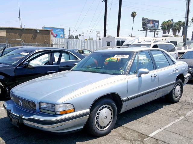 1G4HP52L7SH526130 - 1995 BUICK LESABRE CU BLUE photo 2