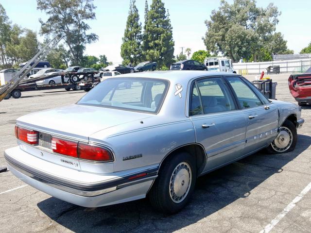 1G4HP52L7SH526130 - 1995 BUICK LESABRE CU BLUE photo 4