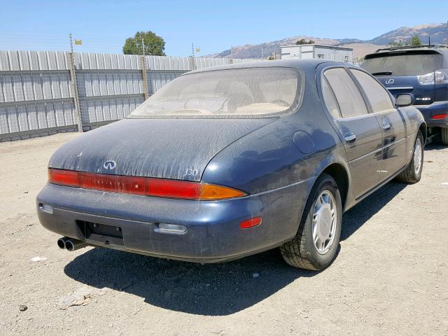 JNKAY21D0RM117351 - 1994 INFINITI J30 BLUE photo 4