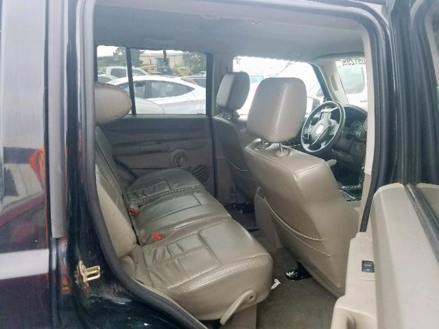 1J8HH48K56C215589 - 2006 JEEP COMMANDER BLACK photo 6