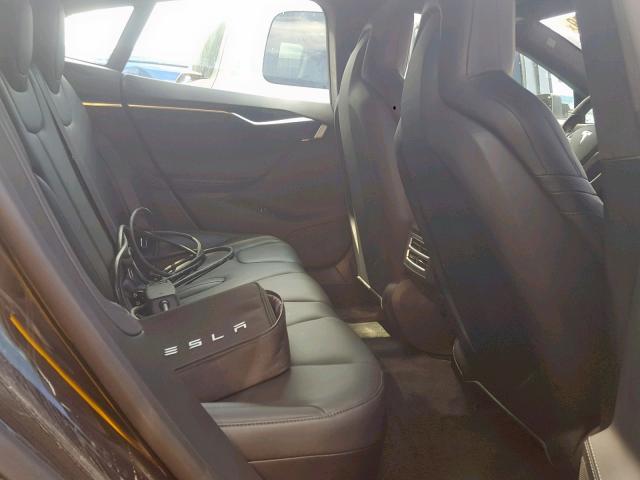 5YJSA1E21GF124926 - 2016 TESLA MODEL S BLACK photo 6