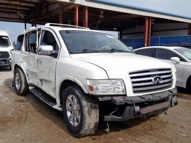 5N3AA08A55N807688 - 2005 INFINITI QX56 WHITE photo 1