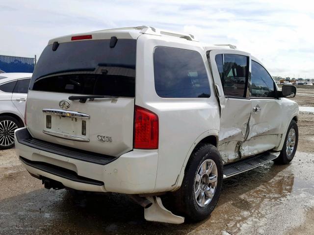 5N3AA08A55N807688 - 2005 INFINITI QX56 WHITE photo 4