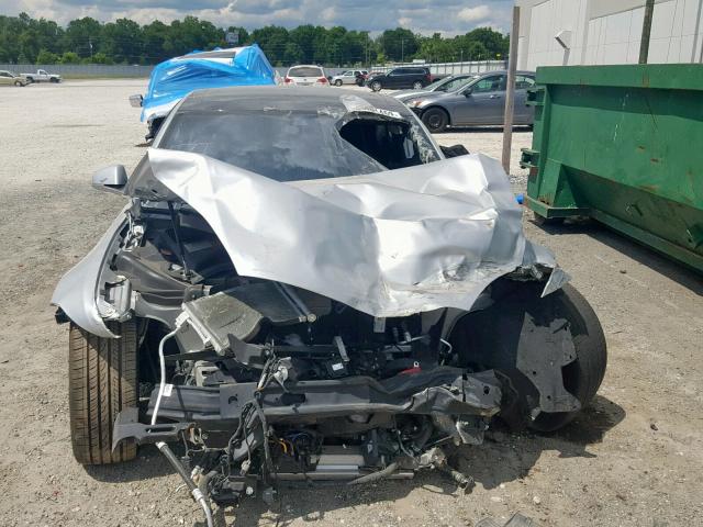 5YJSA1H28EFP66651 - 2014 TESLA MODEL S Արծաթագույն լուսանկար 9