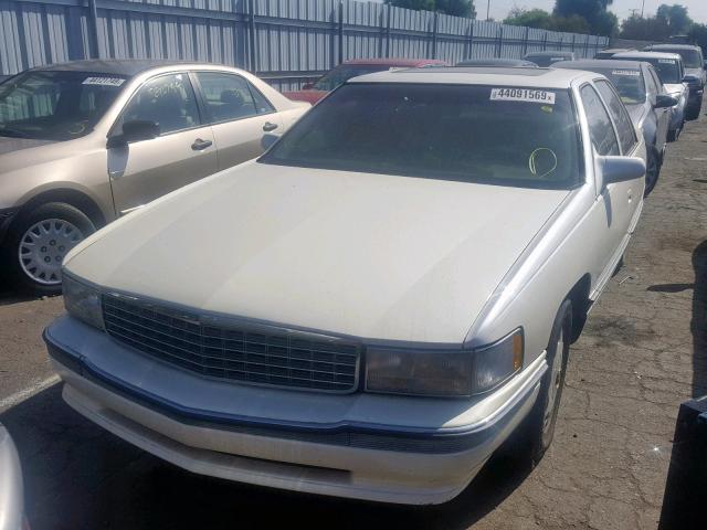 1G6KF5299TU216655 - 1996 CADILLAC DEVILLE CO CREAM photo 2