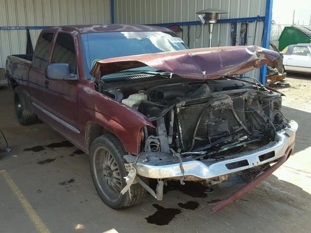 2GTEC19T131285428 - 2003 GMC NEW SIERRA BURGUNDY photo 1