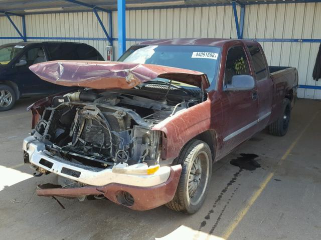 2GTEC19T131285428 - 2003 GMC NEW SIERRA BURGUNDY photo 2