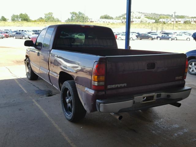 2GTEC19T131285428 - 2003 GMC NEW SIERRA BURGUNDY photo 3