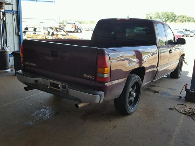 2GTEC19T131285428 - 2003 GMC NEW SIERRA BURGUNDY photo 4