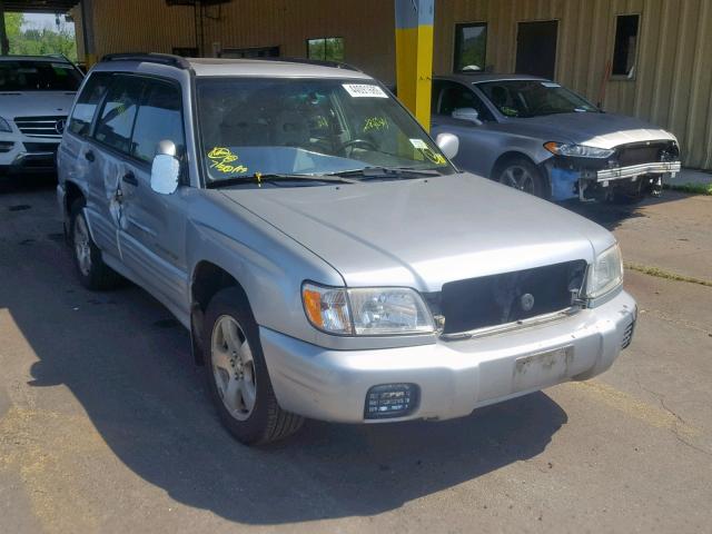 JF1SF65602H729651 - 2002 SUBARU FORESTER S GRAY photo 1