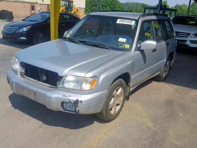 JF1SF65602H729651 - 2002 SUBARU FORESTER S GRAY photo 2