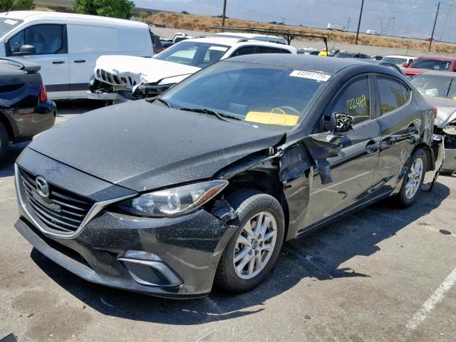 JM1BM1V79E1110121 - 2014 MAZDA 3 TOURING BLACK photo 2