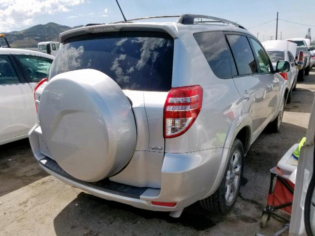 JTMBK31V29D008055 - 2009 TOYOTA RAV4 LIMIT SILVER photo 4