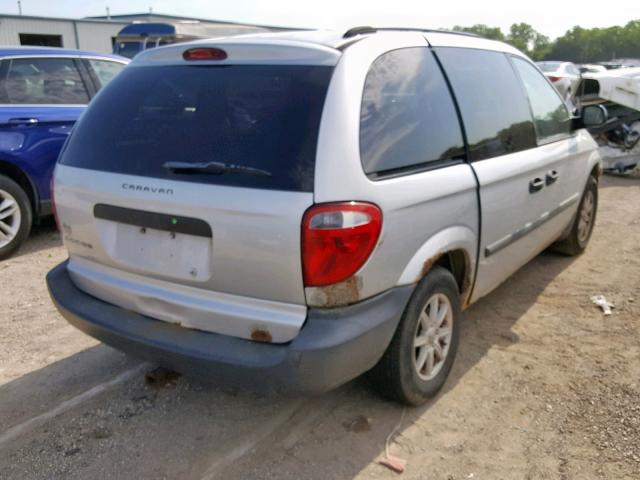 1D4GP25R66B619943 - 2006 DODGE CARAVAN SE SILVER photo 4