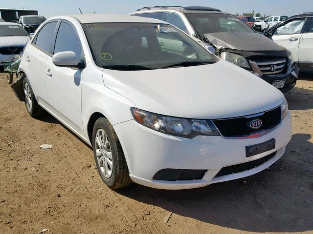 KNAFU4A23A5298650 - 2010 KIA FORTE EX WHITE photo 1