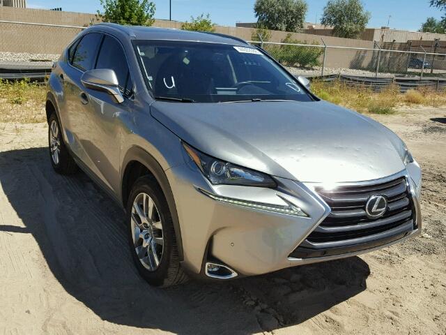 JTJYARBZ4G2041727 - 2016 LEXUS NX 200T SILVER photo 1