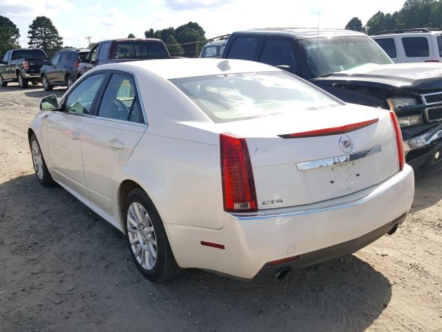 1G6DE5EG4A0123214 - 2010 CADILLAC CTS LUXURY WHITE photo 3