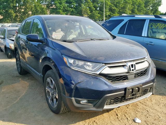 7FARW2H84JE005981 - 2018 HONDA CR-V EXL BLUE photo 1