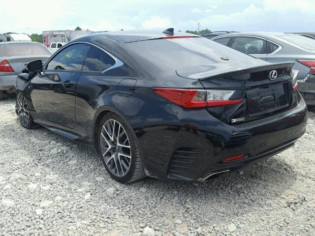 JTHSE5BC9F5003746 - 2015 LEXUS RC 350 BLACK photo 3