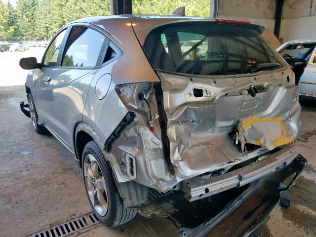 3CZRU6H5XHM710685 - 2017 HONDA HR-V EX SILVER photo 3