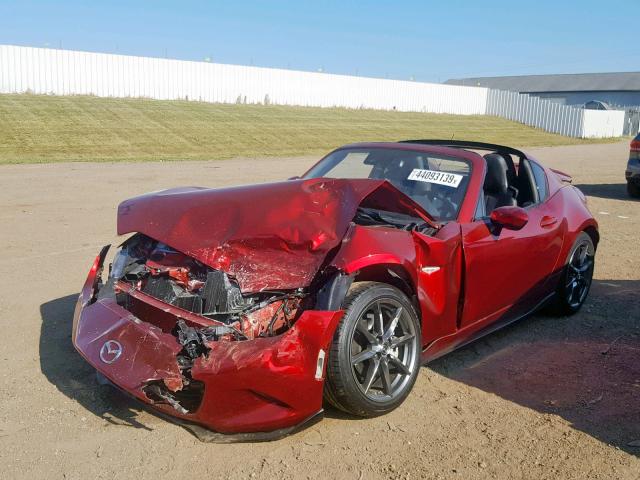 JM1NDAM77K0305781 - 2019 MAZDA MX-5 MIATA RED photo 2