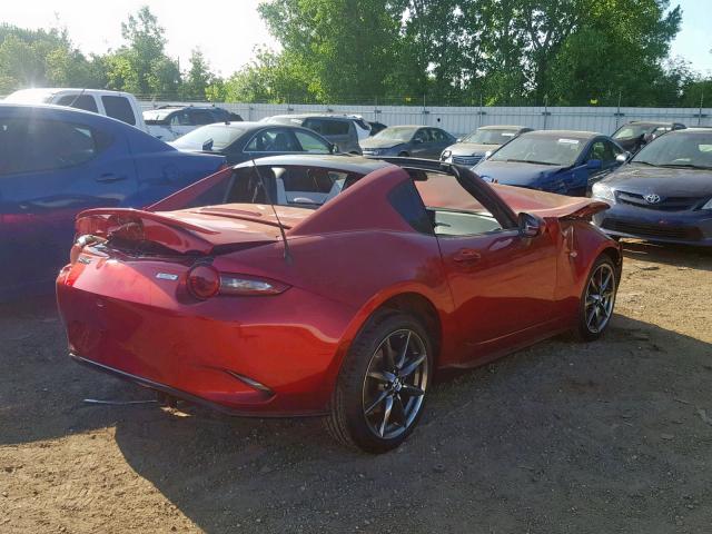 JM1NDAM77K0305781 - 2019 MAZDA MX-5 MIATA RED photo 4