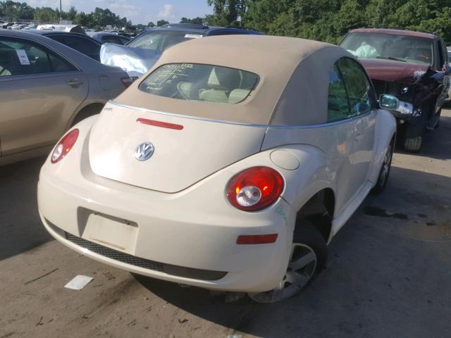 3VWRF31Y06M325777 - 2006 VOLKSWAGEN NEW BEETLE CREAM photo 4