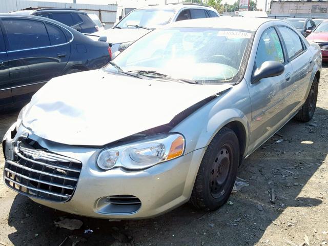 1C3EL46XX4N394094 - 2004 CHRYSLER SEBRING LX SILVER photo 2